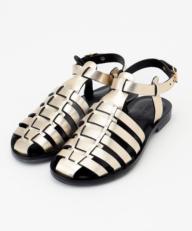 自由区 【CORSO ROMA】グルカ サンダル ゴールド系