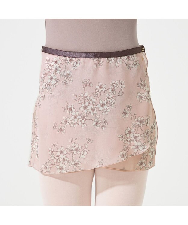 Chacott 【MAY NAGAHISA】ジュニア スカート ピンクプリント