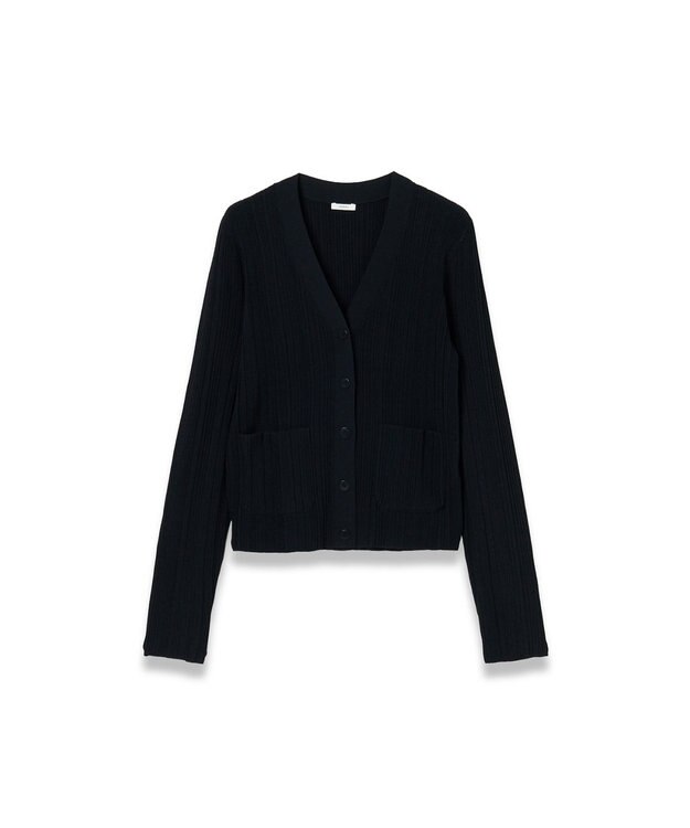JOSEPH ニットプリッセ　カーディガン Black