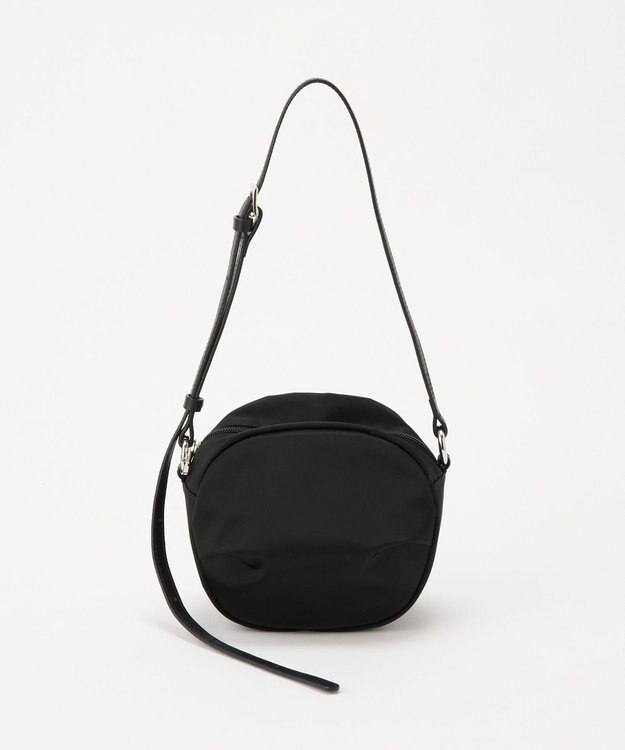 russet クラウズナイロンサークルミニショルダーバッグ(CE-1728) Black