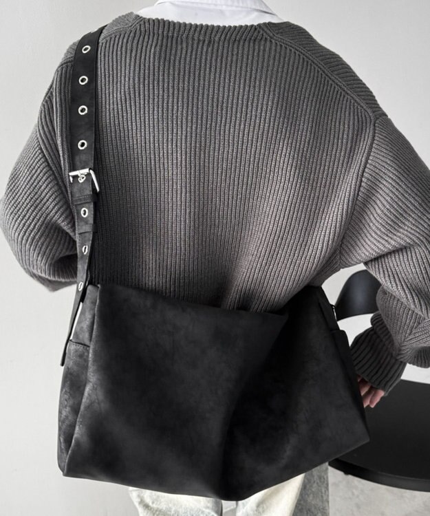 WEGO ハトメベルトBIGショルダー ブラックその他