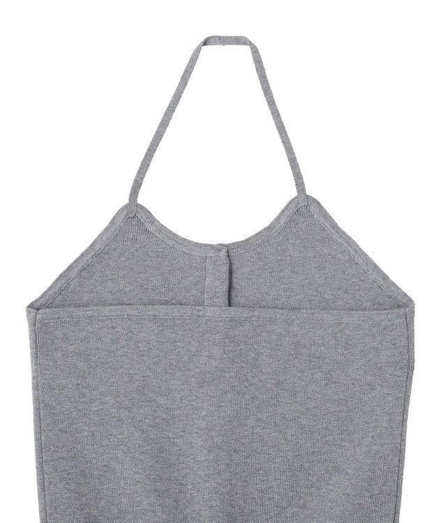 CRAFT STANDARD BOUTIQUE ホルターネックニットベスト Gray Mixture