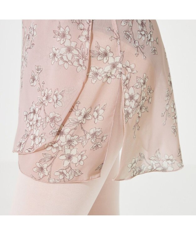 Chacott 【MAY NAGAHISA】ジュニア スカート ピンクプリント