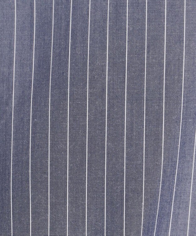 ANY 【UVカット/吸水速乾/抗菌防臭】エニィファンクション 袖フレアブラウス ネイビーストライプ