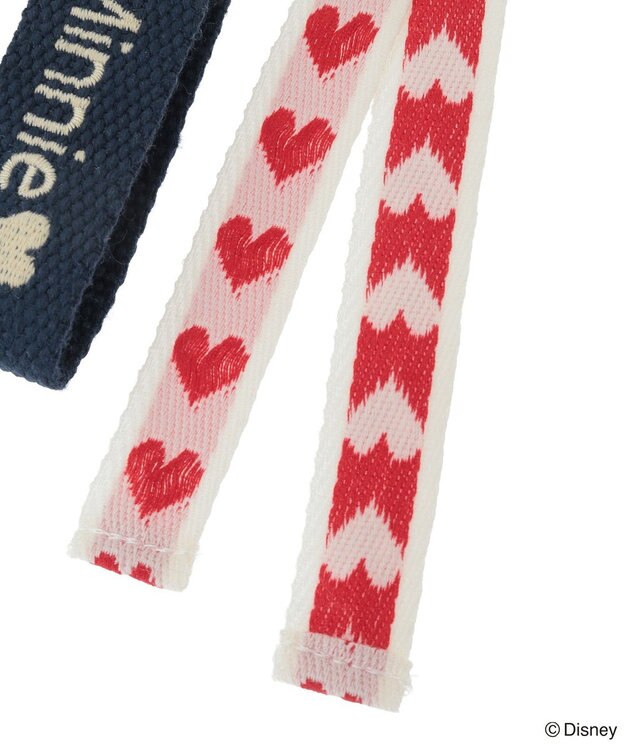 Green Parks ミッキー＆フレンズ／刺繍チャーム Red