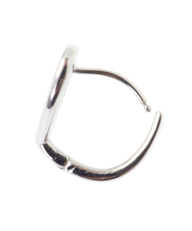 Green Parks ・ＨＡＬＦ　ＴＩＭＥ　サージカルオープンハートピアス Silver