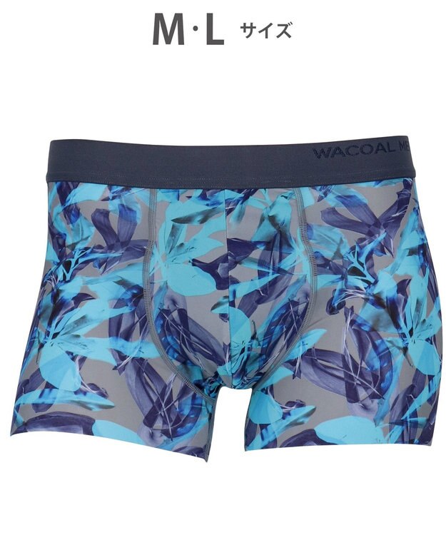 WACOAL MEN WACOAL MEN ボクサーパンツ 【気持ちいいパンツ】 動いてもズレにくい フロントの安定性・快適性 前閉じ 下着 メンズ WT3439 /ワコールメン ブルーグレー