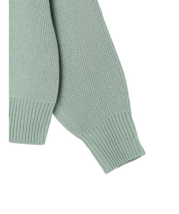 Green Parks 刺繍ロゴニットプルオーバー Mint