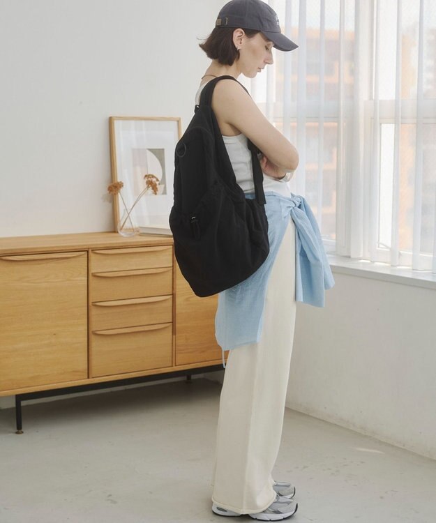 WEGO 【ANGIE VINTAGE】ドローストリンングバックパック ブラック