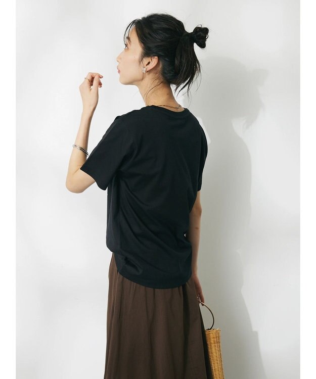 CRAFT STANDARD BOUTIQUE 【ＵＶカット】ＬＡ　ＣＨＡＮＣＥ　ＴＥＥ Black