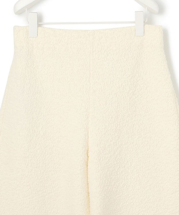 ICB ブークレツイード ニットパンツ オフホワイト系