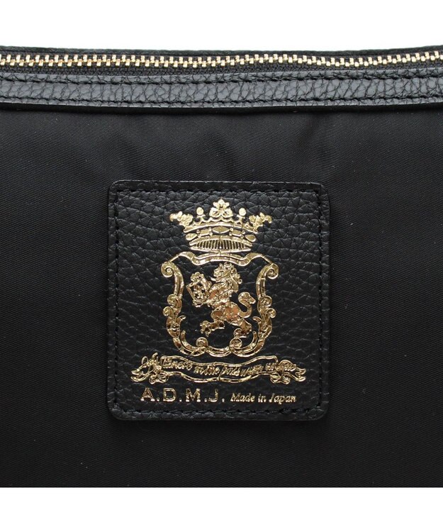 A.D.M.J. 【撥水】デービス＆牛革/マーキスクロスボディ BLACK