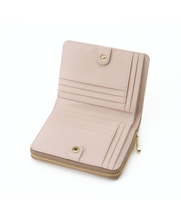 IBIZA コンビナシオン　ラウンドファスナー財布 オーク