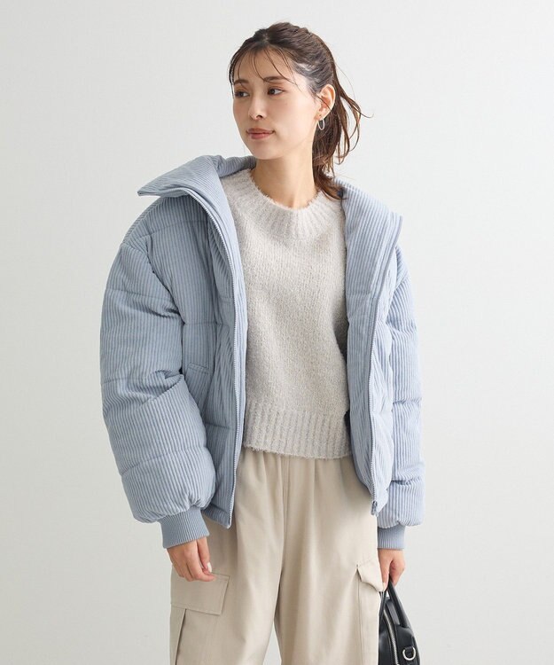 Green Parks ・ｓｗｉｎｇ　ｂｙ　コーデュロイスタンドブルゾン