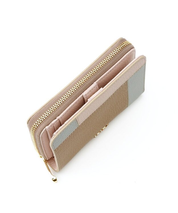 IBIZA コンビナシオン　ラウンドファスナー財布 オーク