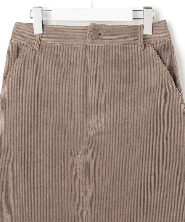 J.PRESS YORK STREET 【WOMEN】コーデュロイスカート ブラウン系