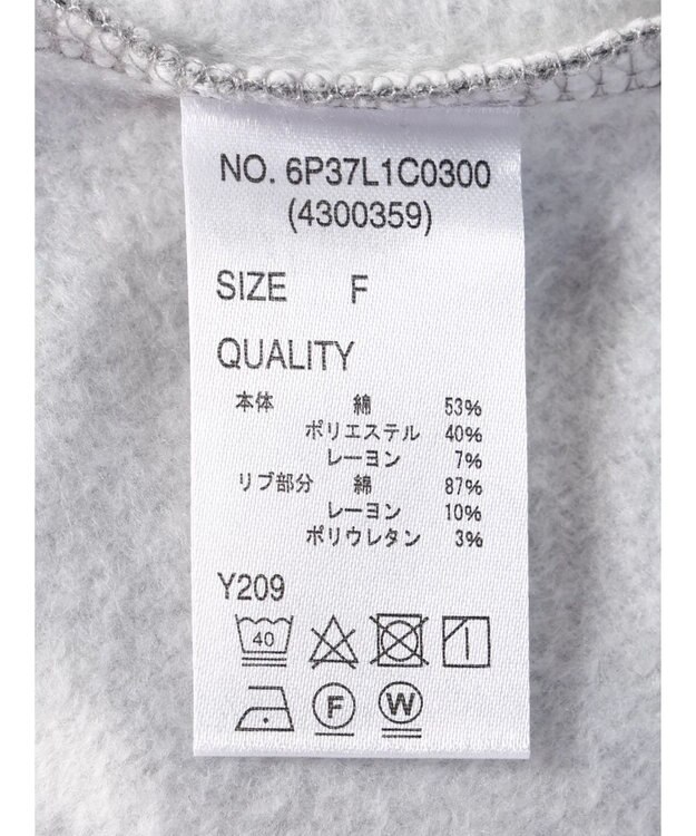 Green Parks ・ＳＵＧＡＲ　ＳＰＯＯＮ　ウラキモウハーフＺＩＰスウェット Gray Mixture