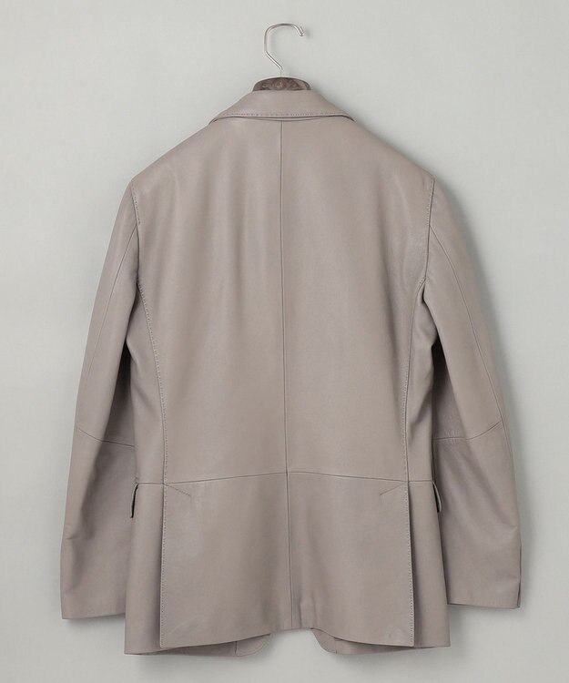 GOTAIRIKU 【24AW新作】シープレザー レザーテーラードジャケット ベージュ系