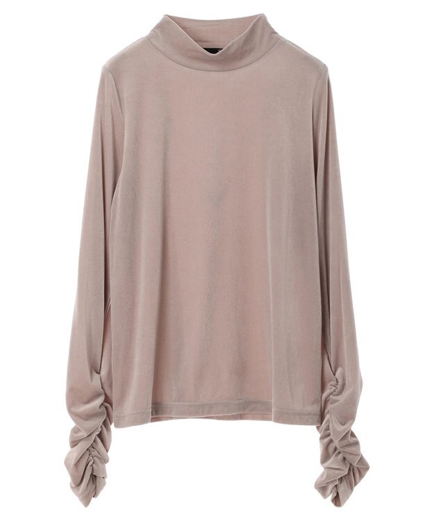 Green Parks ・ＳＵＧＡＲ　ＳＰＯＯＮ　シアーベロアハイネック Gray