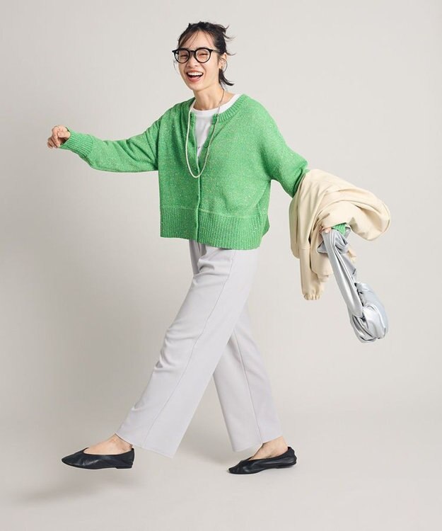 Green Parks ２ｗａｙ　スパンコールニットプルオーバー Green