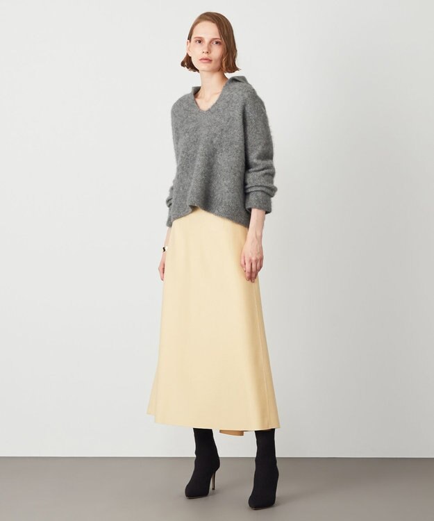 BEIGE， 【S-size】CORBY / フレアスカート Maize