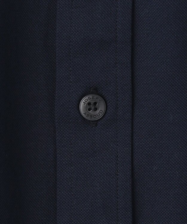 JOSEPH ABBOUD 【イージーケア】快適な着心地 ジャージーシャツ ネイビー系