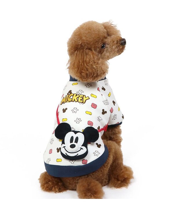 PET PARADISE ディズニー ミッキーマウストレーナー 《ポーチ付き》 小型犬 ホワイト