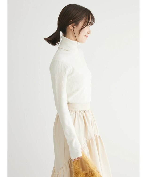 Green Parks もちやわ　タートルプルオーバー Off White