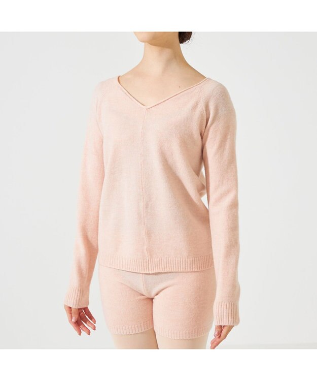 Chacott ニットトップ ヨーロピアンピンク