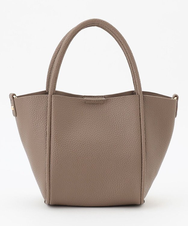 LA BAGAGERIE 【maison vert】 【軽量・ミニポーチ付き】２WAYトート ダークグレー