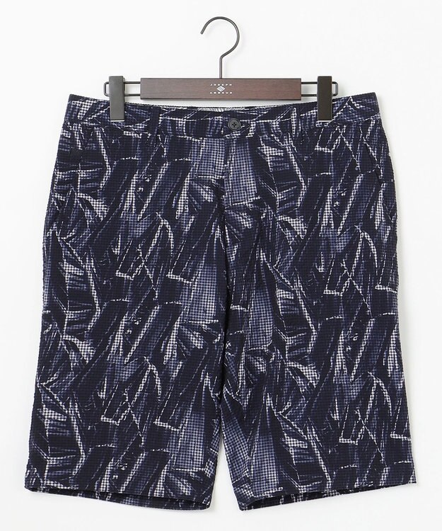 JOSEPH ABBOUD 【驚きの多機能】ライトウェーブ リゾートプリントハーフパンツ ネイビー系5