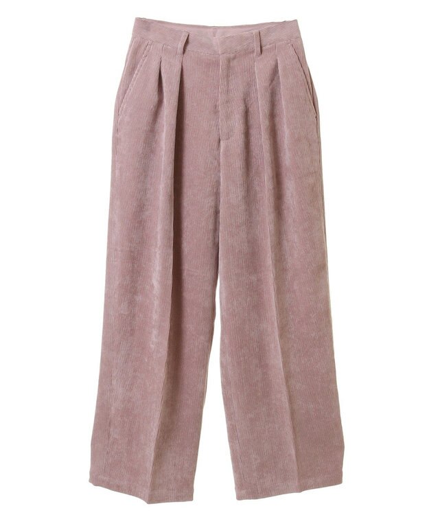 AMERICAN HOLIC コーデュロイタックワイドパンツ Pink