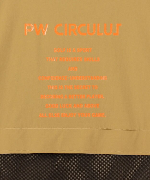 PW CIRCULUS 【撥水加工/軽量/ストレッチ】【MEN】メッシュコンビブルゾン ベージュ系
