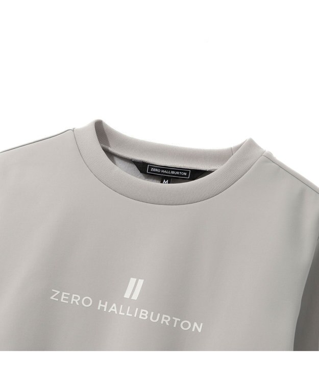 ZERO HALLIBURTON 【洗える】超軽量ロングスウェット 82747 軽い トレーナーストレッチ 保温 ゴルフ ZHG-W10a グレー