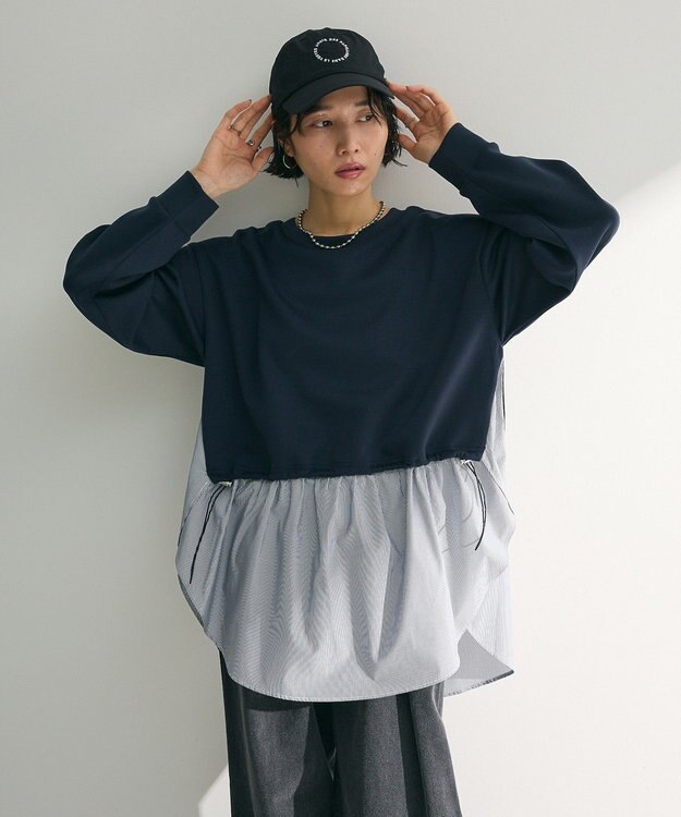 Green Parks ダンボールドッキングチュニック Navy