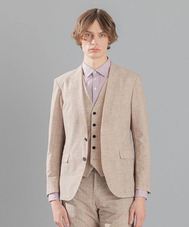 JOSEPH HOMME <3ピース対応> クールドッツストレッチ ジャケット ベージュ系