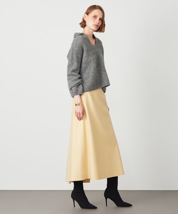 BEIGE， 【S-size】CORBY / フレアスカート Maize