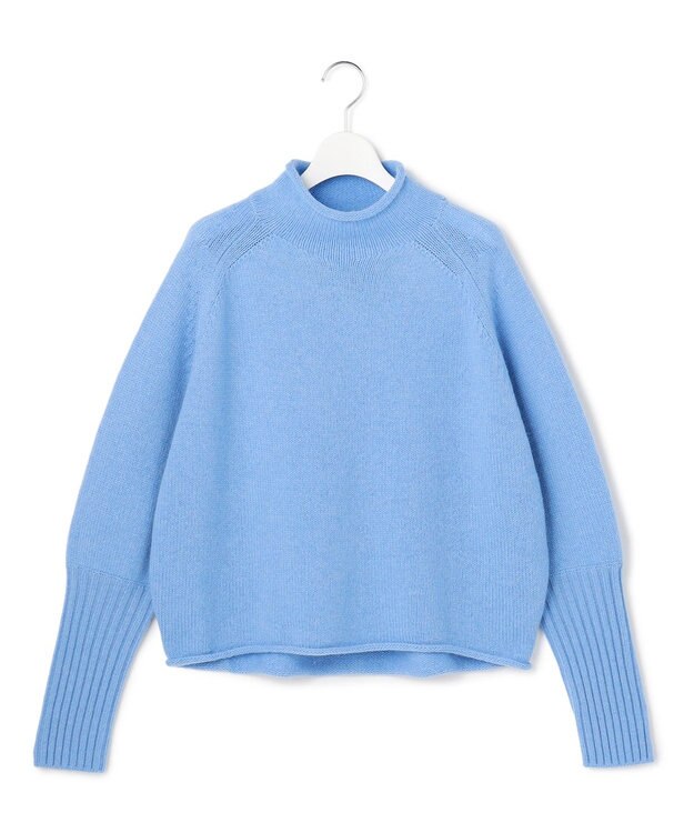 23区 【先行予約/WEB&一部店舗限定カラーあり】カシミヤブレンド ロールネック ニット [WEB&一部店舗限定]スカイブルー系