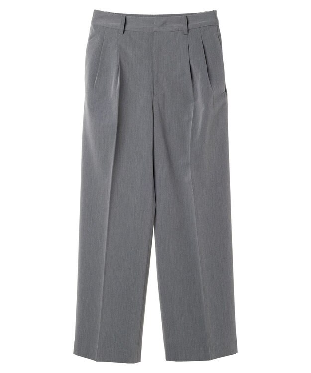 AMERICAN HOLIC 美・美・美あったかタックワイドパンツ Gray Mixture