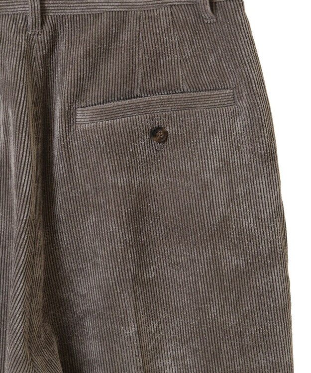 AMERICAN HOLIC コーデュロイタックワイドパンツ Mocha