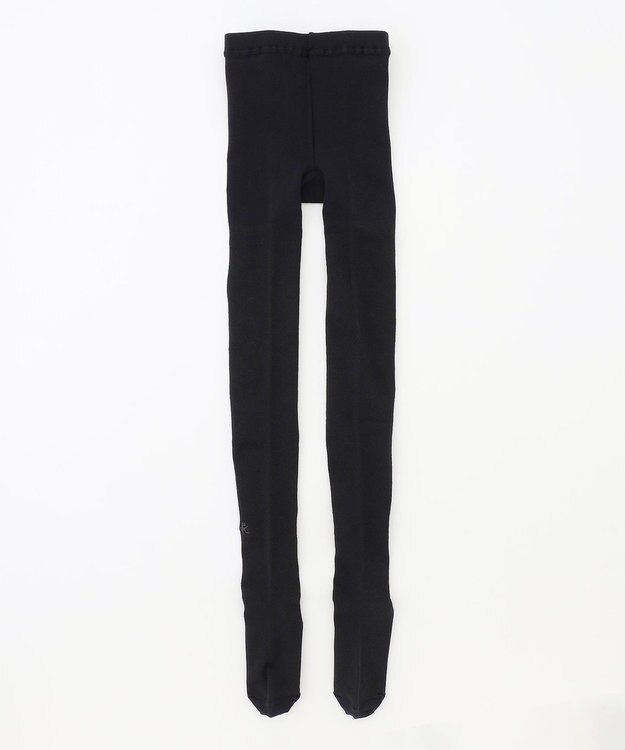 組曲 KIDS 【120-160㎝】花柄 ナイロンタイツ ブラック系