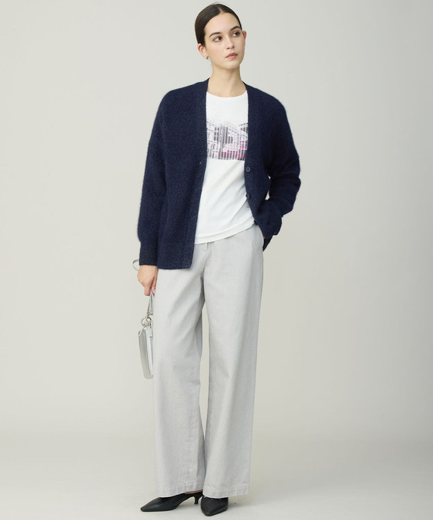 ICB 【30th ANNIVERSARY】 LONDONフォトプリント ロングスリーブTシャツ オフホワイト