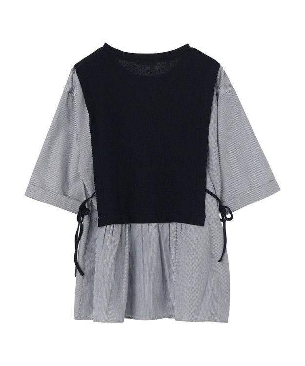 Green Parks テレコドッキングチュニック２ Dark Navy