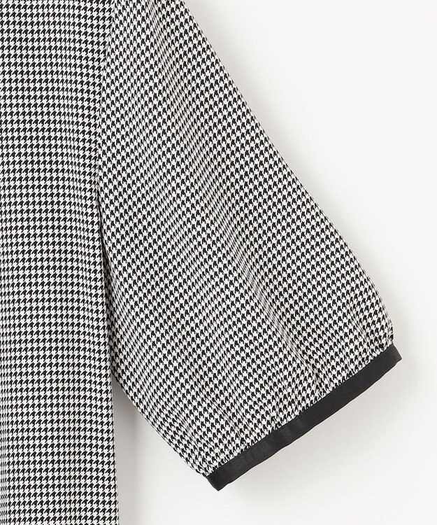 ANY SIS L 【洗える】 バイカラータック ブラウス 千鳥