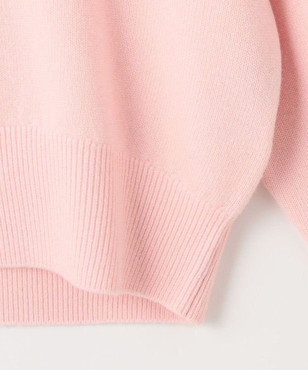 組曲 L 【2WAY・WEB限定】ウールカシミヤミックス ハイネックニット ピンク系