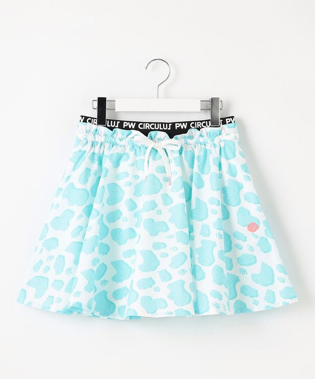 PW CIRCULUS 【ペチパンツ付】【WOMEN】アニマルドットフレアスカート ゴルフウェア レディース ブルー系5