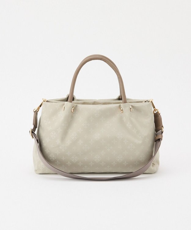 russet ナイロン三層2WAYミニトートバッグ(CE-1580) Ecru