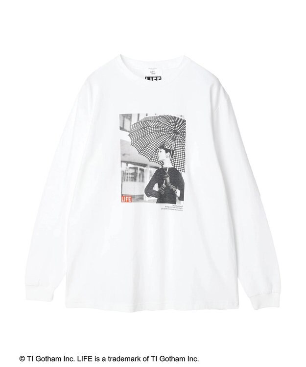 Green Parks ＬＩＦＥ　フォトプリントロングＴシャツ Black