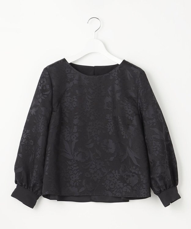 自由区 S 【セットアップ対応・洗える】オパールプリント ブラウス ネイビー系5