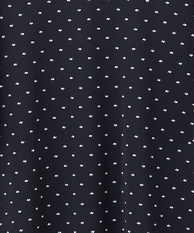 ANY SIS 【接触冷感・吸水速乾・UVケア】エアリードレープスムース フレア袖 ブラウス ネイビー系